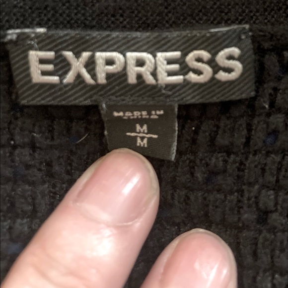 Black Express Knit Cardigan - Picture 6 of 6